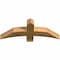 Ekena Millwork Bellingham Rough Sawn Timber Gable Bracket, Western Red Cedar, 36"W x 13"H x 4"D x 4"F, 9/12 Pitch GBW036X13X0404BEL00RWR - alternate 2